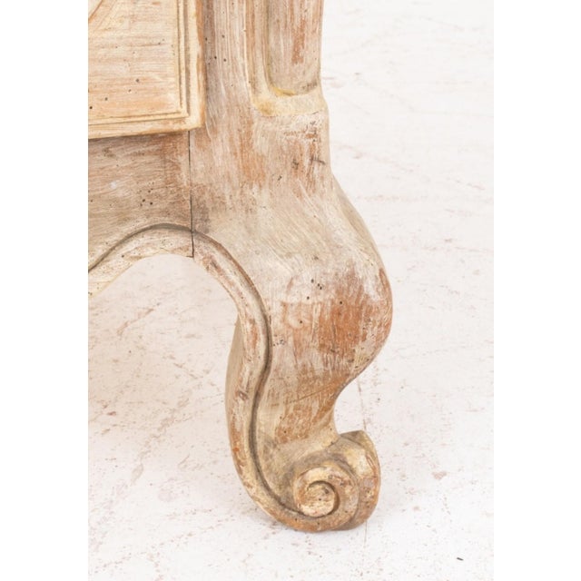 Wood French Provincial Style Bombe Two Drawer Chest For Sale - Image 7 of 7