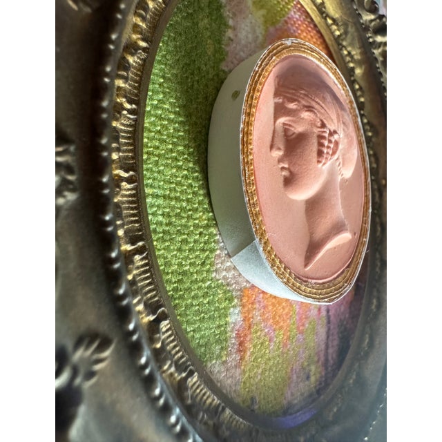 2025 Marin Montagut Parisian Grand Tour Plaster Intaglio Replica, Framed For Sale In Houston - Image 6 of 9