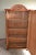 19th century German mahogany 1-door Art Deco arch cupboard. The dimensions are 187x103x54. Height-adjustable shelves...
