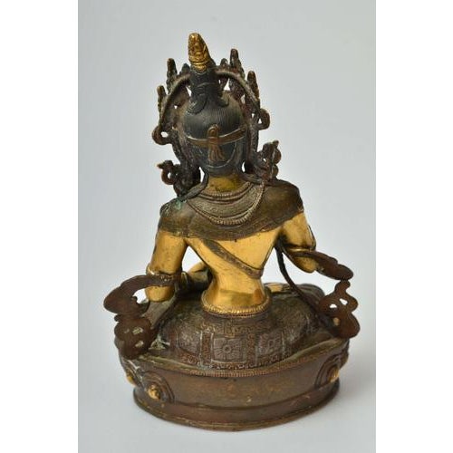 Tibetan Bronze Figure White Tare For Sale - Image 10 of 16
