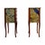 1950s Pair of Louis XV Style Chest With Gold Christian Lacroix Pattern and Marble Top For Sale - Image 4 of 7