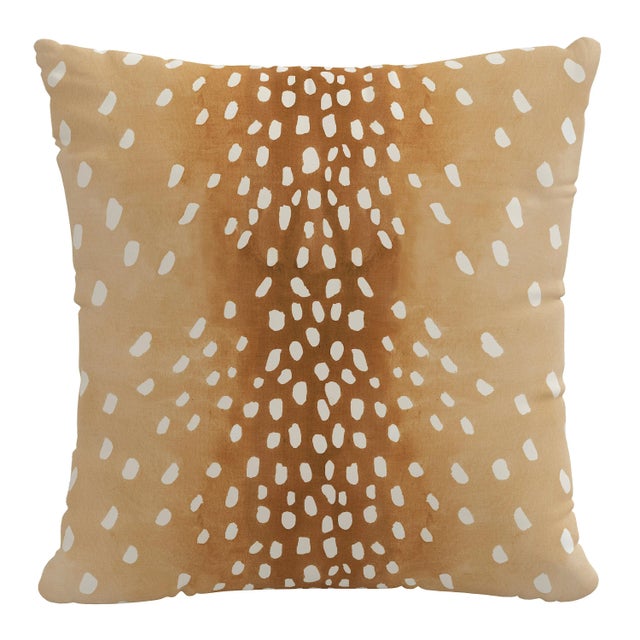 Not Yet Made - Made To Order 22" Indoor/Outdoor Pillow Natural Fawn For Sale - Image 5 of 5