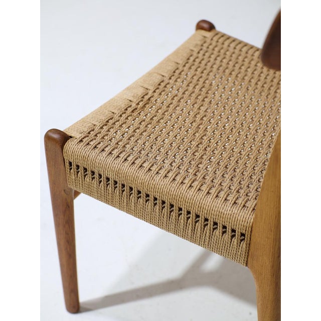 Vintage Dining Chairs in Oak by Hans J. Wegner for Carl Hansen & Søn, 1950s, Set of 4 For Sale - Image 9 of 18