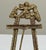 Vintage Figurative Brass Table Easel For Sale In Kansas City - Image 6 of 7