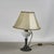 Metal Vintage Table Lamp with Parchment Hood For Sale - Image 7 of 9