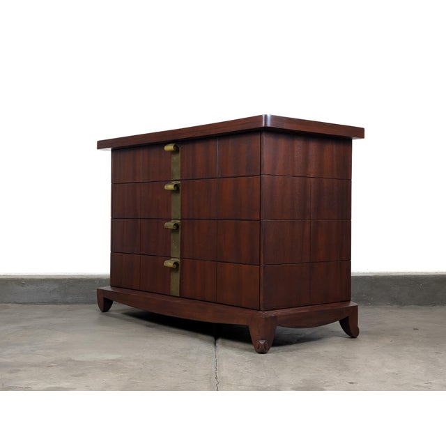 Widdicomb Vintage Art Deco Lowboy Chest of Drawers by Widdicomb, C1930s, Refinished For Sale - Image 4 of 18