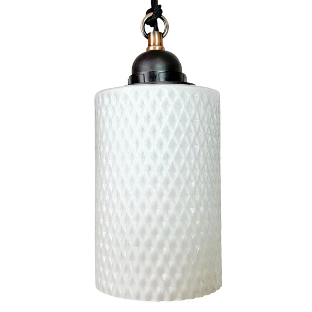 Vintage Glass Ceiling Light, 1970s For Sale - Image 13 of 13