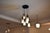 Stilnovo 1960's 6 Light Glass Pendant by Stilnovo For Sale - Image 4 of 12