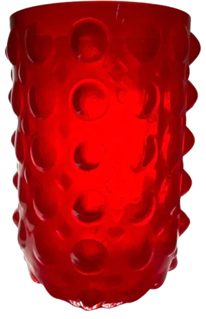Le Rouge et le Noir Pineapple Vase by Klein for Baccarat