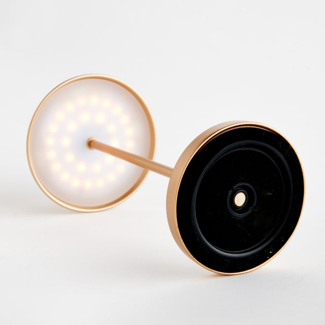 Alluna Cordless Led Lamp 14" - Champagne/Gold For Sale In Chicago - Image 6 of 8