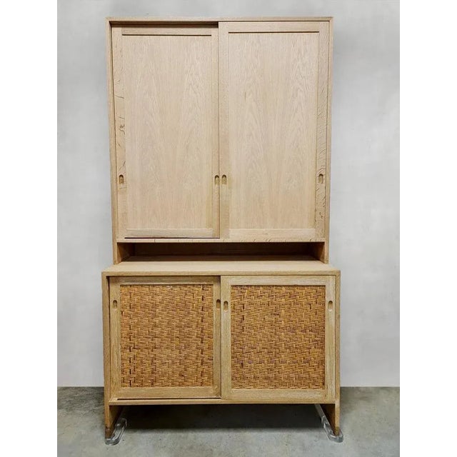 Beige Mid-Century Danish Cabinet by Hans J. Wegner for Ry Mobler, 1960s For Sale - Image 8 of 8