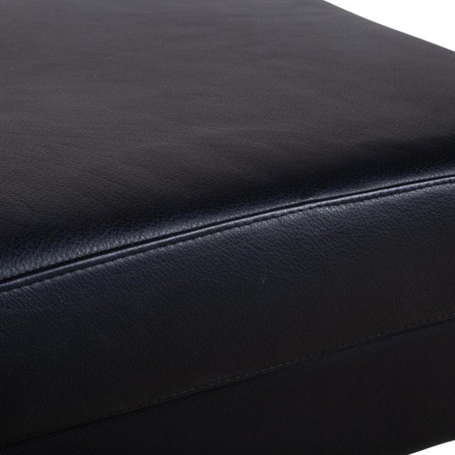 Black Indivi Set Leather Two-Seater Sofa and Stool in Black by BoConcept, Set of 2 For Sale - Image 8 of 18