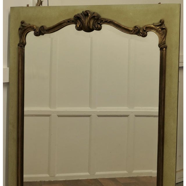 French Gilt Framed Mirror For Sale - Image 4 of 12