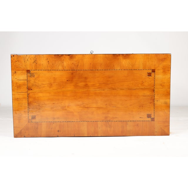 Tan Early Biedermeier Inlaid Cherrywood Chest of Drawers, 1815 For Sale - Image 8 of 18