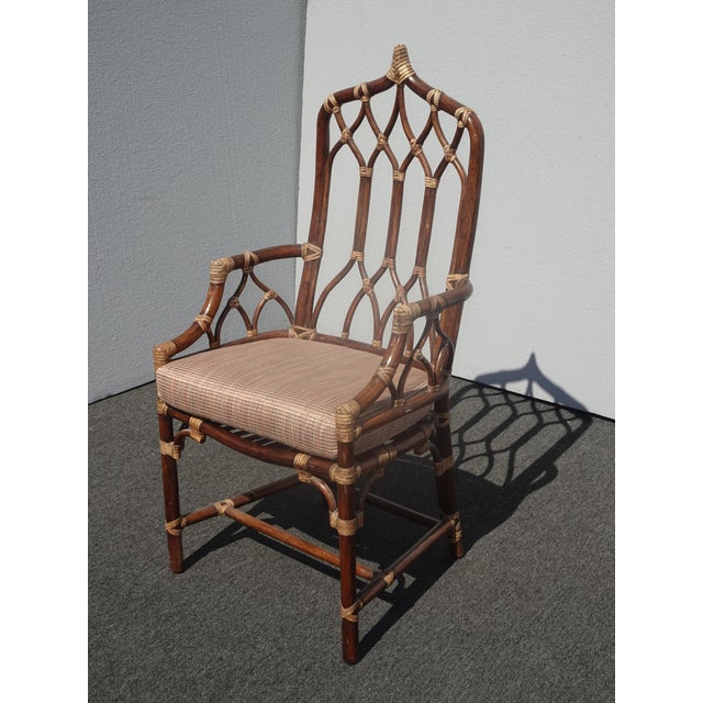 Set of Four Vintage Mid Century Modern McGuire Bamboo ...