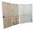 Vintage Cream Fir Doors, Set of 4 For Sale