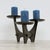 Metal Modernist Sculptural Brutalist Bronze Metal Candleholder, France, 1960s For Sale - Image 7 of 18