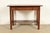 Mission Stickley Brothers Antique Mission Oak Arts & Crafts Writing Desk or Library Table, Newly Refinished For Sale - Image 3 of 16