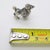 Vintage Italian Handmade Genuine Silver Poodle Dog Rare Micro Dollhouse Miniature For Sale - Image 10 of 10