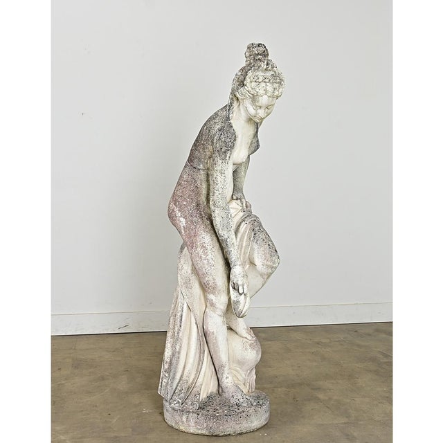 Early 20th Century English Reproduction Statue of La Baigneuse or Venus Bathing For Sale - Image 14 of 14