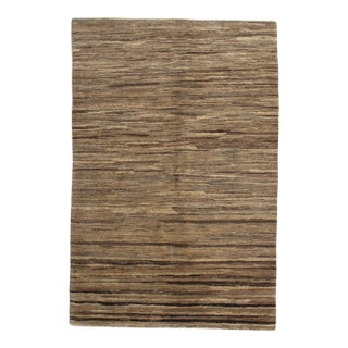 Vintage Hand-Knotted Gabbeh Rug 5'7" X 8'4" For Sale