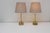 Mid-Century Modern Italian Onyx and Brass Table Lamps, Set of 2 For Sale - Image 13 of 13