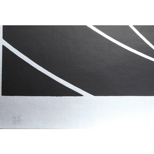 Artist: Clarence Holbrook Carter, American (1904 - 2000) Title: Concentric Space (Silver) Year: 1969 Medium: Silkscreen on...