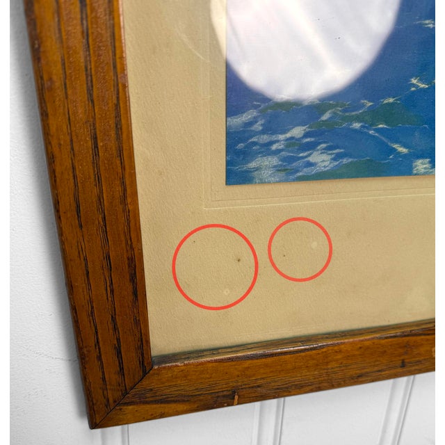 Antique 1906 Maxfield Parrish Prince Codadad Framed Lithograph - 15x20 For Sale - Image 11 of 12