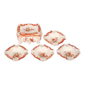 Japanese Porcelain Smoking Set by Takito