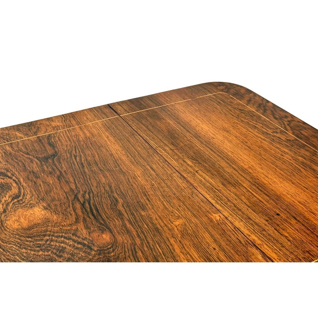 Small Regency Rosewood Sofa Table, Early 19th Century For Sale - Image 13 of 17