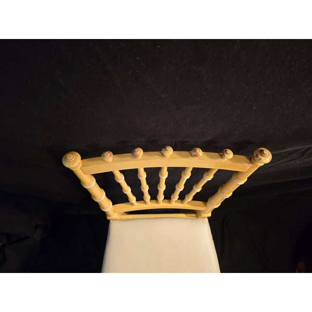 Thomasville Allegro Mid-Century Modern Faux Bamboo Corner Desk Set With Chair For Sale - Image 14 of 17