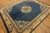 1920s Blue Navy Medallion Antique Chinese Peking Rug 8' 4" X 7' Knotted Pile Wool Carpet For Sale - Image 4 of 15