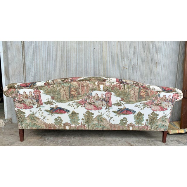 Brown 19th Century Pair of Antique Sofas in the Manner of Howard and Sons For Sale - Image 8 of 17