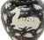 A Pair of Vintage Brunschwig & Fils Cadiz Table Lamps - Black and Cream Ceramic With Boar and Deer Motifs For Sale - Image 11 of 14