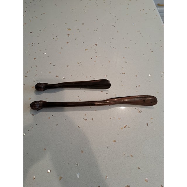 African Mid Century African Shoehorns For Sale - Image 3 of 7