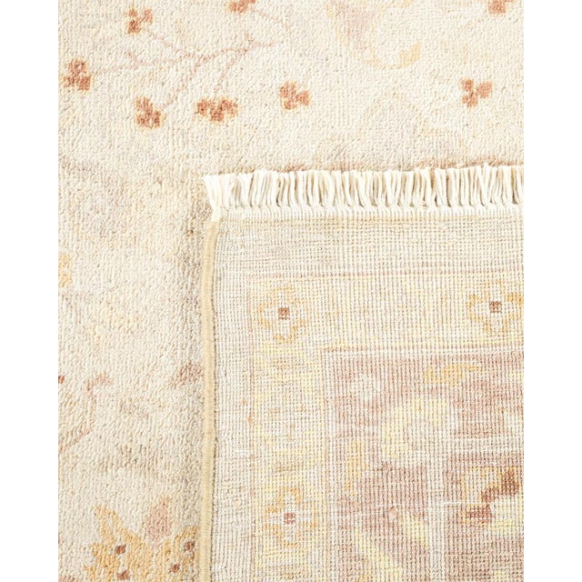 2010s Eclectic Collection Hand-Knotted Area Rug - Ivory 6' 1" x 12' 5" For Sale - Image 5 of 9
