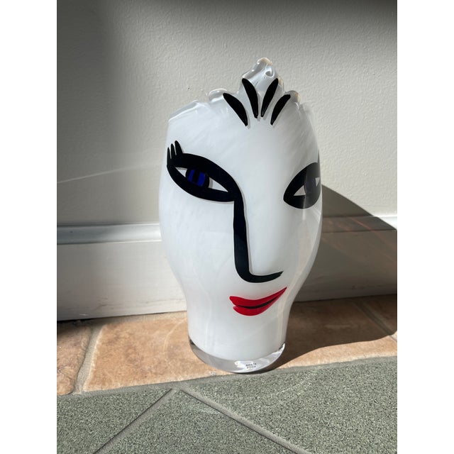 Mid-Century Modern 1990s Kosta Boda Open Minds Vase, Signed Ulrica Hydman-Vallian For Sale - Image 3 of 13
