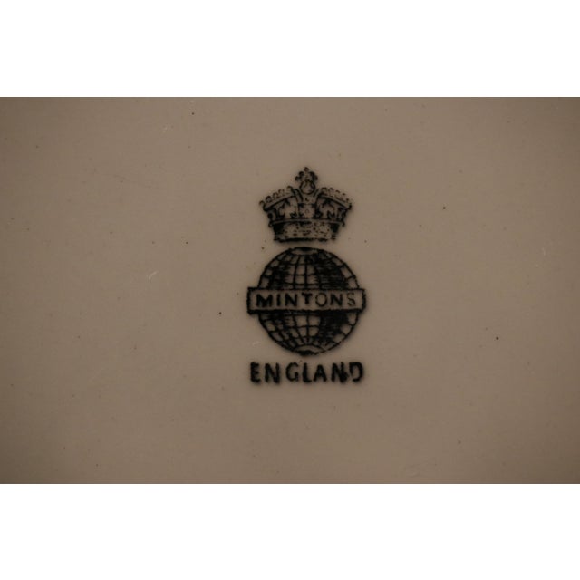 Pair of 19th C. Minton Chinoiserie Ironstone "Indian Tree" Soup Plates For Sale - Image 10 of 14