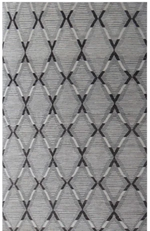 Contemporary Aara Rugs Inc. Hand Knotted Navajo Style Rug - 9'11" X 13'5"