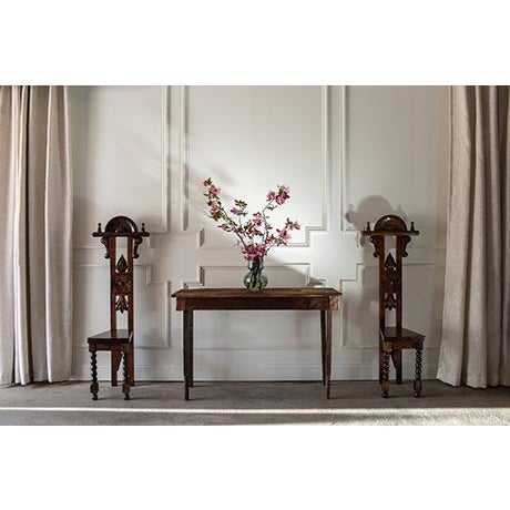 A Pair of Antique Victorian Hall Chairs (Late 19th Century) For Sale - Image 15 of 15