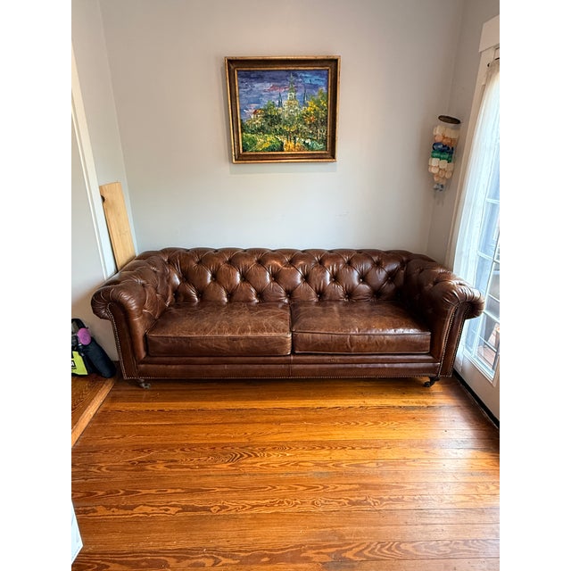 Traditional Moe’s Home Collection Birmingham Sofa For Sale - Image 3 of 8