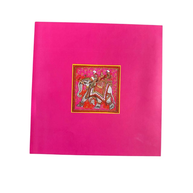 Authentic Original Hermès, Art Advertisement Print. This striking “Beloved India” art print celebrates the rich heritage...