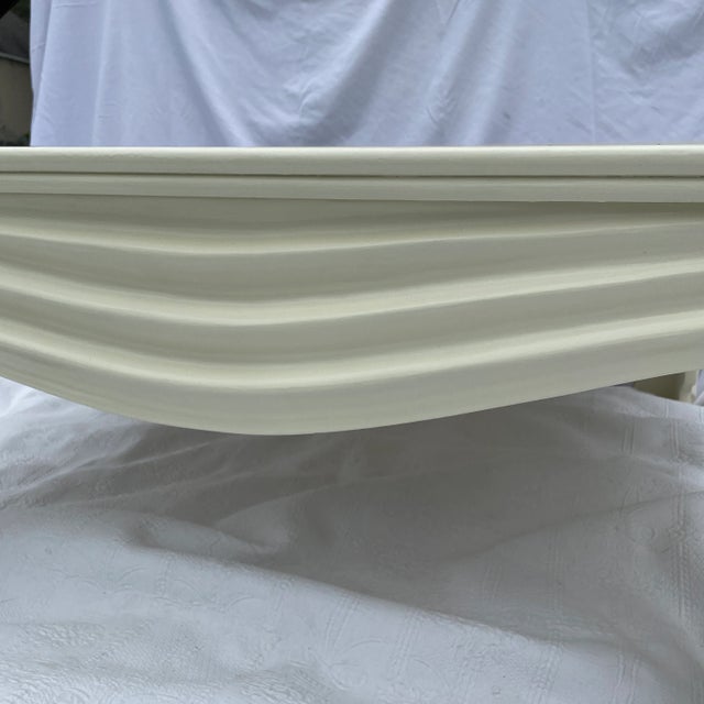 Cream Mid 20th Century Trompe l'Oeil Coffee Table For Sale - Image 8 of 11