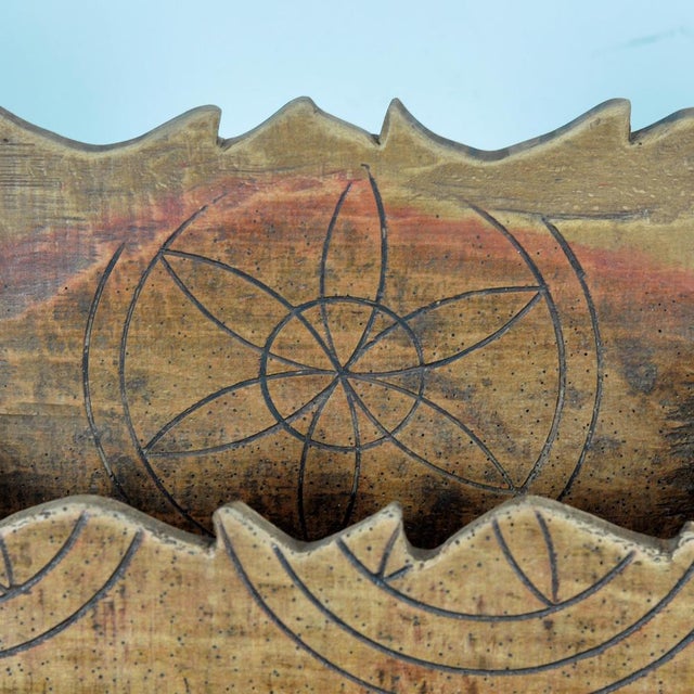 Wood Wabi Sabi Beech Cabinet, 1850s For Sale - Image 7 of 12