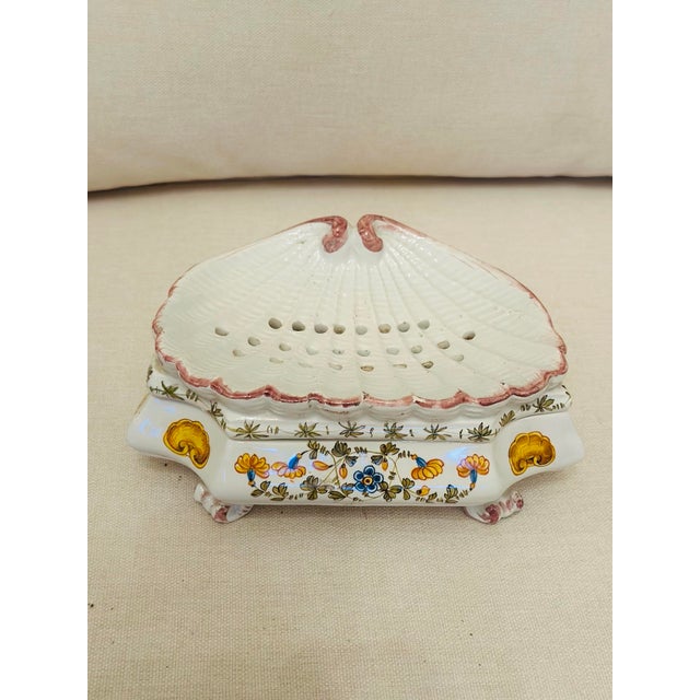 Vintage Italian Shell Shaped Berry Server For Sale - Image 9 of 9