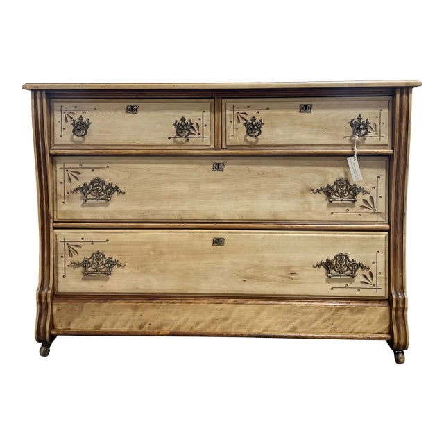 Mid 19th Century Eastlake Carved Dresser For Sale