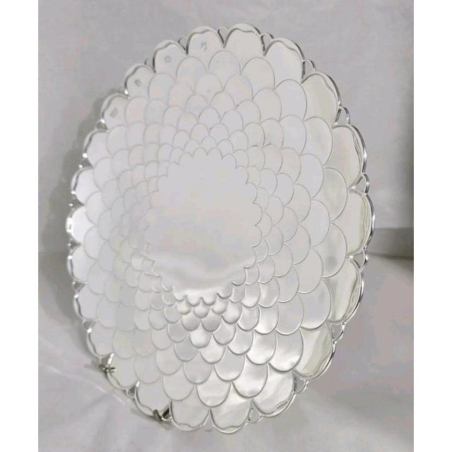 Mid-Century Sterling Silver Cake Stand from Mappin & Webb, 1962 For Sale - Image 12 of 18
