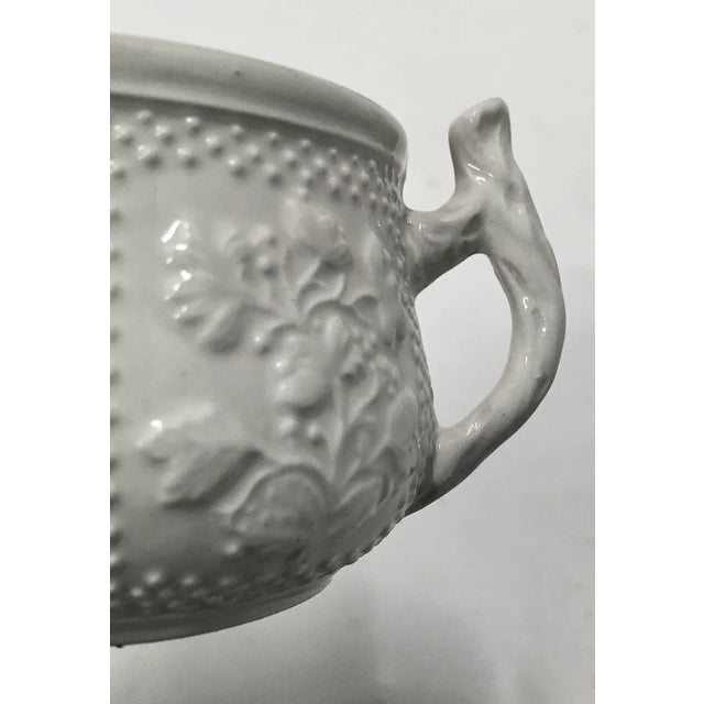 Vintage Floral Mottahedah Pot De Creme, Set of 6 For Sale - Image 10 of 11