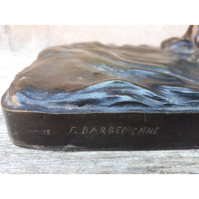 Georges Gardet, Sculpture of a Tiger on the Prowl, 1890s, Bronze For Sale - Image 3 of 14