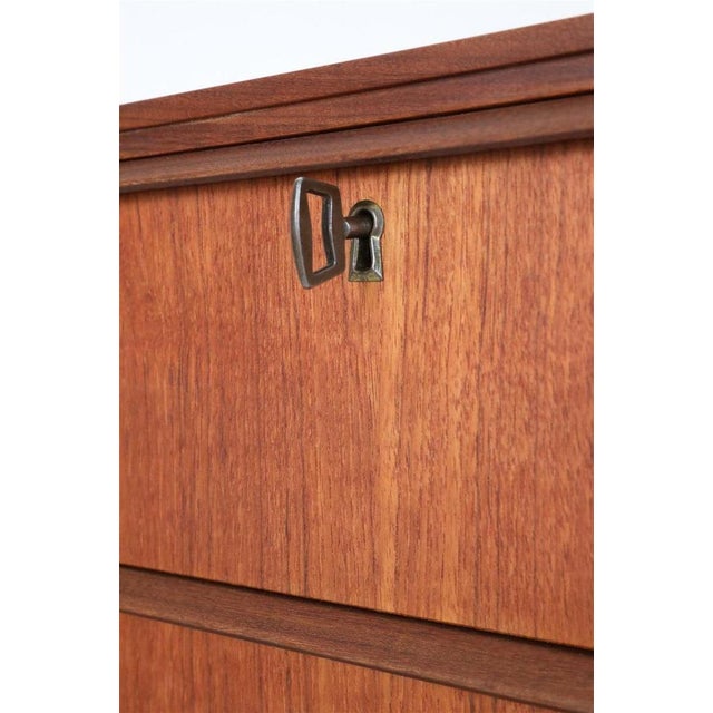 Mid-Century Danish Teak Chest of Drawers, 1960s For Sale - Image 13 of 15